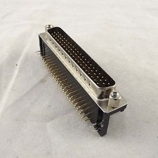 5x DB62 62 Pin 3 Rows D-SUB Male Right Angle PCB Solder Cable Connector Adapter picture