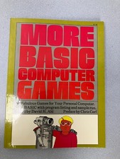 1979 MORE BASIC COMPUTER GAMES BOOK Creative Computing 1970s Technology picture