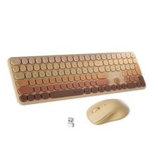 FCPLU x UBOTIE Wireless Keyboard Mouse Combo 110 Round Keys Gradient picture