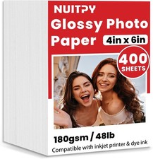 Papel fotográfico brillante de 4 x 6 pulgadas 150/400 hojas para inyección de ti picture