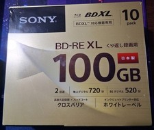 SONY BD-RE XL 100GB 10 Pack Blu-ray Disc Recordable NEW ***Ships from US*** picture
