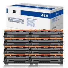 8 Pack CF248A 48A Black Toner For HP LaserJet Pro MFP M15a M15w M28w M29a M29w picture