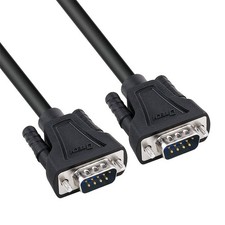 DB9 9 Pin Serial Cable 6ft Male to Male RS232 Straight Through picture