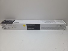 NEW GENUINE - CANON GPR-61 YELLOW TONER CARTRIDGE - 3766C003 - SEALED UGLY BOX picture