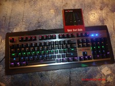 Velocifire VM30 104 Key Mechanical Gaming Keyboard with Kailh Blue Switchs LED I picture
