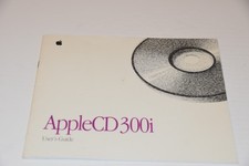 1992 Vintage Apple AppleCD 300i User's Guide owner manual book 030-3759-A 38 pgs picture