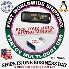 MULTIBOOT 4 LINUX OS IN ONE USB  | SEE OPERATING SYSTEM LIST 🔻 | FAST SHIP picture