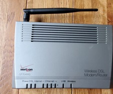 Verizion Actiontec GT704WG 54 Mbps 4-Port 10/100 Wireless G Router DSL Modem  picture