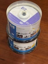 HP DVD-R 16X 4.7GB 120 Mins 2 Cakes Of 50Pack Blank Discs See Images And Notes picture