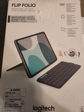 Logitech Flip Folio Keyboard Case iPad Pro 11in Air 11in Open Box Excellent picture