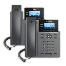 Ooma 2-Pack Provisioned 2602 Office IP Desk Phones for use with Black picture