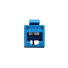 Belden RV6MJKUBL-S1 REVConnect CAT6+ UTP T568 A/B Blue Modular Jack picture