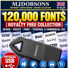 Design Cards Verses Fonts USB Royalty Free Fonts Collection Windows PC Graphic  picture