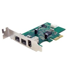StarTech PEX1394B3LP StarTech 3 Port 2b 1a Low Profile 1394 PCIE FireWire picture