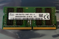 SK Hynix 16GB, 2Rx8 PC4-2400T-SE1-11 SODIMM Laptop RAM HMA82GS6AFR8N-UH picture
