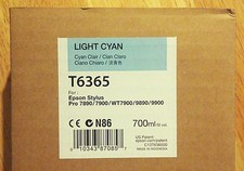 07-2023 NIB EPSON T6365 Light Cyan Ink 700ml for Stylus Pro 7890/7900/9890/9900 picture