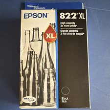 Epson 822XL Genuine/Original High Capacity Black Inkjet Cartridge T822XL120 picture
