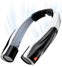 21 mph Powerful Cooling Airflow Neck Fan - 6-Speed 6000mAh 8-20H - Black picture