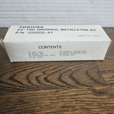 New Vintage Toshiba Universal 3.5 inch FDD Removable Media Installation Kit picture