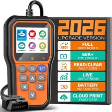 BluSon YM319 OBD2 Scanner Diagnostic Tool with Battery Tester, Check Engine F... picture