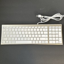 MACALLY Compact 98-Key USB Wired Keyboard for MAC & PC, Model ACEKEY2MA   USED picture
