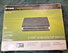D-LINK DES-1105 5Port 10/100 Fast Ethernet Desktop Switch Internet Expand New picture