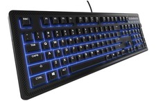 SteelSeries Apex 100 Gaming Keyboard - Tactile & Silent - Blue LED Backlit picture