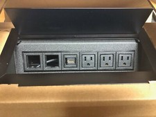 Byrne Power Distribution Ellora Interlink IQ Black Blank HDMI Outlet #9845 picture