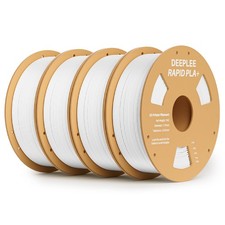 DEEPLEE Rapid PLA Plus Filament 1.75mm 4 Pack 1kg White picture