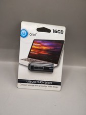 ONN Black 16GB USB 2.0 Flash Drive NEW/SEALED  picture