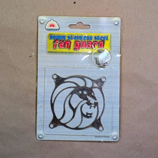 80mm Stainless Steel Silver PC Fan Guard Grill w/Screws FG-LN-80S picture