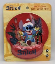 Disney Stitch Mouse Pad With Wrist Rest Ergonomic Gel Cushion Red Christmas picture