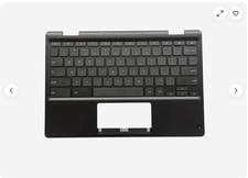 Replacement Laptop Upper Case Palmrest Keyboard Assembly Part for Asus Chrome... picture