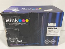 EZink DR420 Premium Drum Unit Black 2 Pack 2 PCS High Yield Value Pack NEW picture