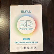 SUNLU 3D Printer Resin 2kg Standard Solid Gray picture