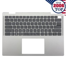 New Dell Inspiron 14 7430 2-in-1 Palmrest Backlit Keyboard MF0F1 0MF0F1 Silver picture