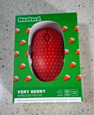 Mustard very berry wireless mouse for Mac and pc. Just plug and play. new in box picture