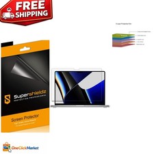 3 Pack Anti-Fingerprint Matte Screen Protectors for 16