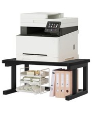 Desktop Printer Stand, 19.7″x 15.7″ 2-Tier Large Printer Shelf fit 3D Laser Prin picture