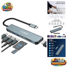 Compact 7-in-1 USB C Hub: Fast Data Transfer, 4K Output & Multi-Device Support picture