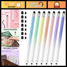 High Sensitivity Dual-End Stylus Pen for Touchscreens - 7 Pack for iPhone, iPad, picture