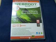 Webroot Secure Anywhere Internet Security Plus (3 Devices) Windows 8 sealed picture