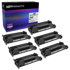 SPEEDYINKS 6PK Replacement HP 26X CF226X Black Toner LaserJet Pro M402d M426dw picture