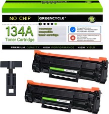 GREENCYCLE 2PK W1340A 134A No Chip Toner Cartridge For HP Laserjet MFP M234sdwe picture