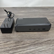 Raycue DK3F3 USB C Docking Station Triple Monitor, 15 IN 1 Laptop Docking Statio picture