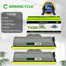 2x TN360 Toner Cartridge Fit for Brother HL-2140 2170W MFC-7340 7840W High Yield picture