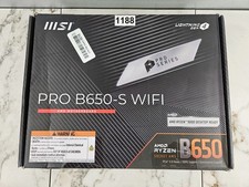 MSI PRO B650-S WIFI V1 ATX Motherboard Wi-Fi 6E Bluetooth 5.3 AMD AM5 DDR5 picture