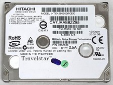 Hitachi Travelstar HTC426020G7CE10 20GB Hard Disk Drive 4200RPM HDD P/N: 08K1535 picture