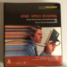 ATARI SPEED READING (Atari 400/800/XL/XE, 1981, CX4126) CIB (in Binder) picture