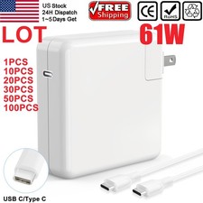 LOT 61W USB C Power Adapter Type C Charger For MacBook PRO 13